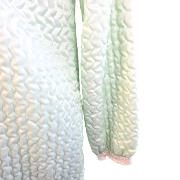 60s Vintage Christian Dior Lane Bryant Robe Women's‎ Small Quilted Lace Robe - Picture 5 of 16